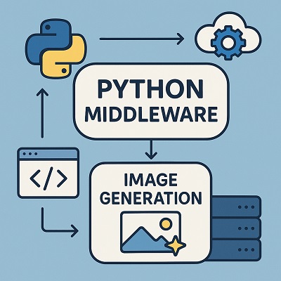 Pythonのミドルウェア,イメージ