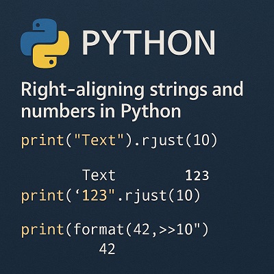Python右揃え,イメージ